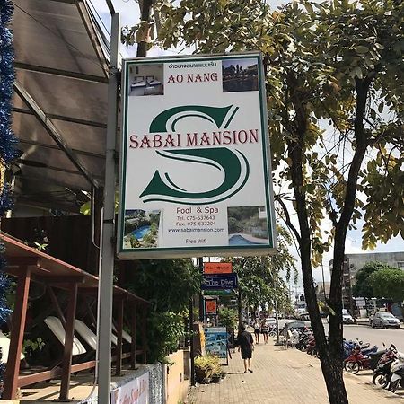 Apartament Sabai Mansion Ao Nang Zewnętrze zdjęcie