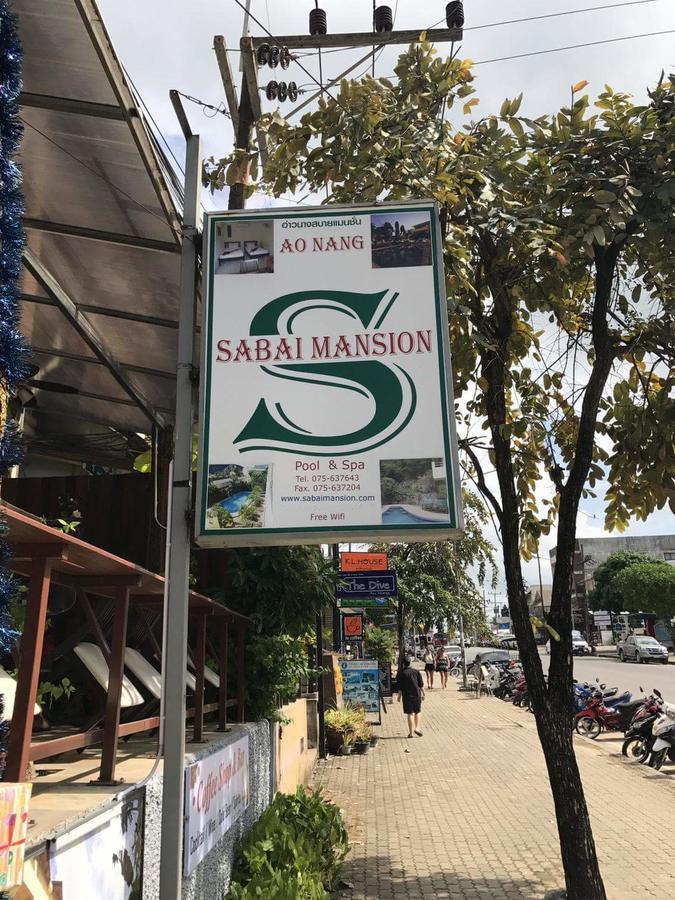 Apartament Sabai Mansion Ao Nang Zewnętrze zdjęcie